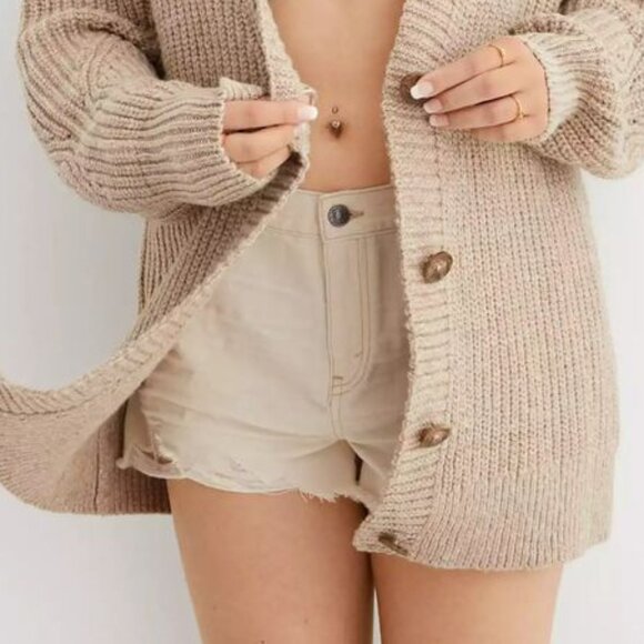 NEW Aerie Wide Rib Oversized Cardigan XL - Picture 4 of 13